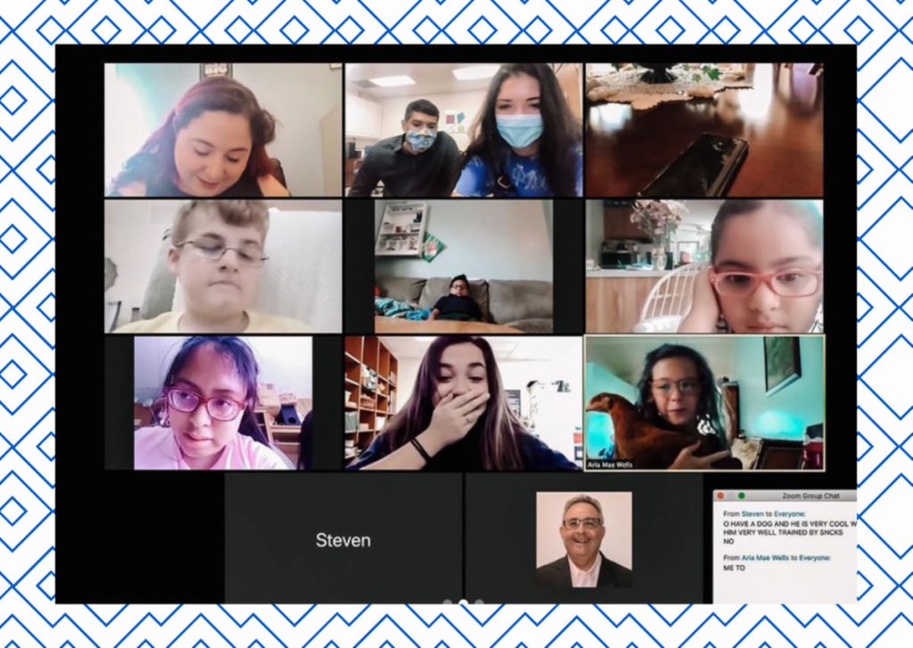 Virtual camp participants