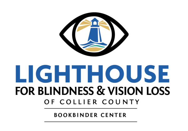 Blue lighthouse logo above LIGHTHOUSE text