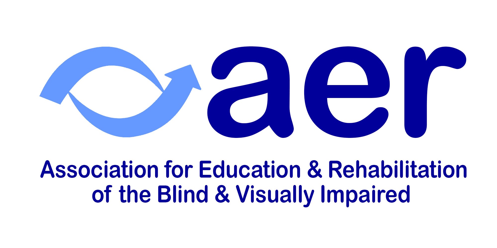 AER logo for blind and visually impaired